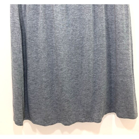 Old Navy Dress Womens S Gray Maxi Cami Tank Pullover Jersey Knit Stretch Slit - Picture 3 of 8